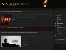 Tablet Screenshot of blog.factorfiles.com